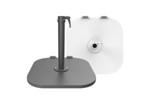 Aspan Stahlsockel mit Rollen