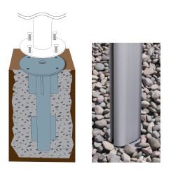Befestigungsset-Fundament
