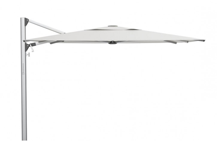 Freiarmschirm | Solaris | Silber Eloxal