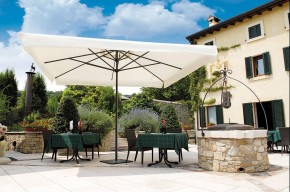 Leonardo Telescopic |  400x400cm | T3S-Bordeaux