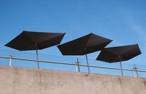 Mittelstockschirm | Revo Dark | Rund 250 cm