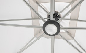 Solaris | Silber Eloxal | 300x300cm | 6687 Foret