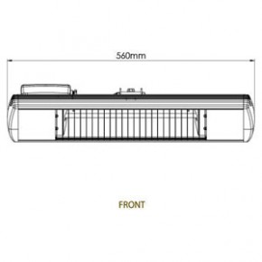 TANSUN Rio Grande Single 2 kW Silber