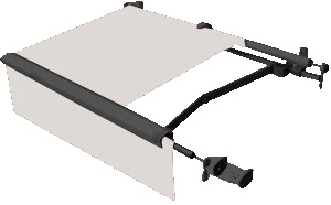 mit absenkbaren Volant 1 | Breite Ihrer Markise: 300 bis 399 cm | + EUR 819,-