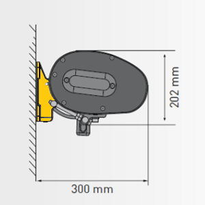 2 zusaetzliche Halterungen | Wandmontage | + EUR 389,-