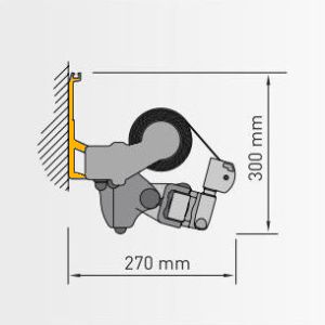1 zusaetzliche Halterung | Wandmontage | + EUR 49,-