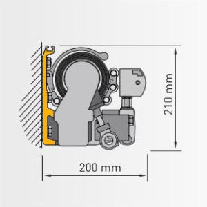 1 zusaetzliche Halterung | Wandmontage | + EUR 49,-