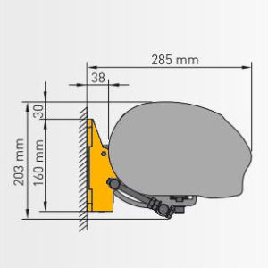 2 zusaetzliche Halterungen | Wandmontage | + EUR 389,-