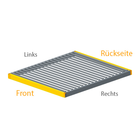 Bohrung Front u. Rückseite